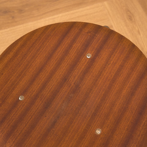 German stool in mahogany