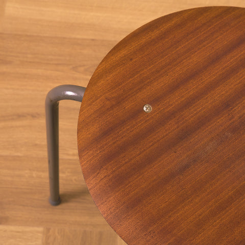 German stool in mahogany
