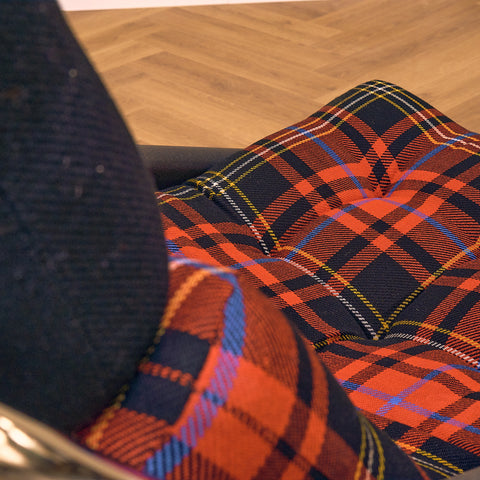 French armchair in chrome by Roche Bobois