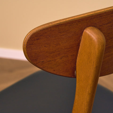 Danish dining chairs in teak & beech by Farstrup, model 210