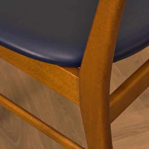 Danish dining chairs in teak & beech by Farstrup, model 210