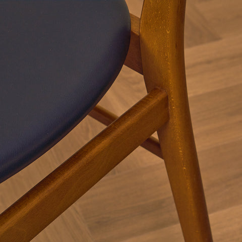 Danish dining chairs in teak & beech by Farstrup, model 210
