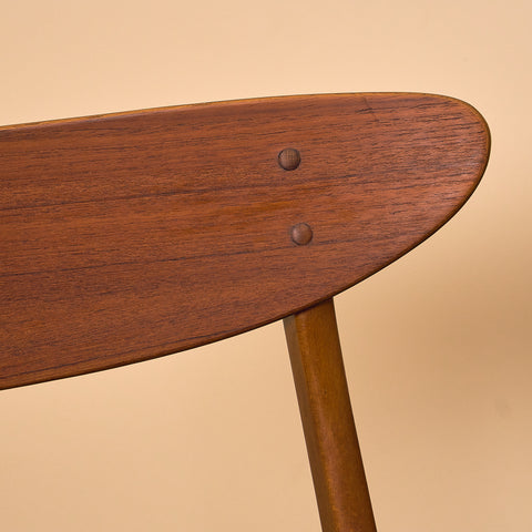 Danish dining chairs in teak & beech by Farstrup, model 210