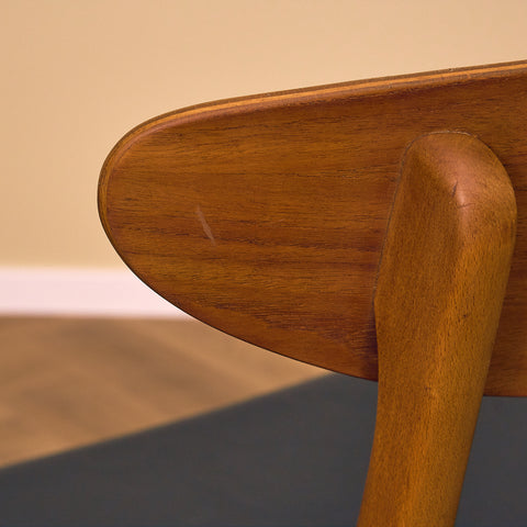 Danish dining chairs in teak & beech by Farstrup, model 210