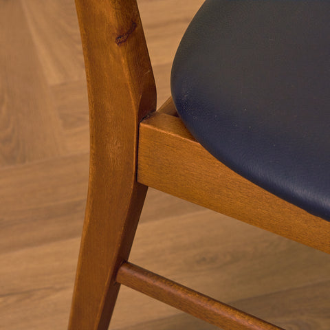 Danish dining chairs in teak & beech by Farstrup, model 210