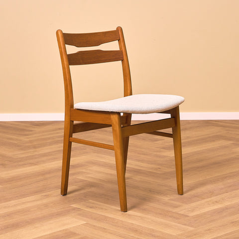 Danish dining chairs in oak and beech by Findahl