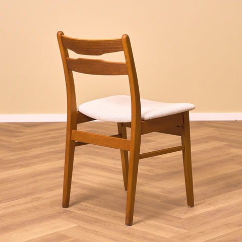 Danish dining chairs in oak and beech by Findahl