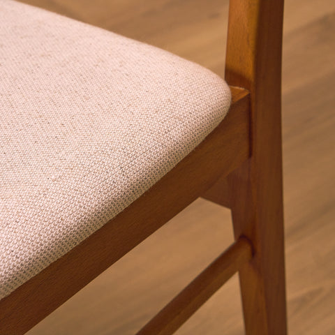 Danish dining chairs in oak and beech by Findahl