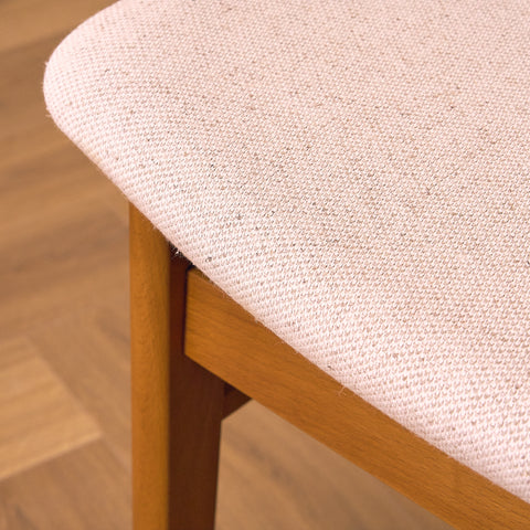 Danish dining chairs in oak and beech by Findahl