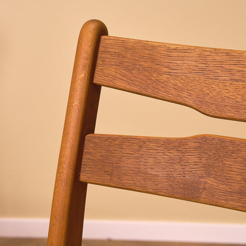 Danish dining chairs in oak and beech by Findahl