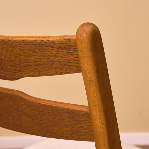 Danish dining chairs in oak and beech by Findahl