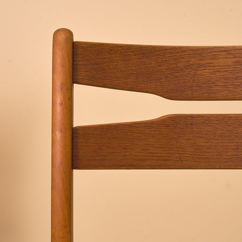 Danish dining chairs in oak and beech by Findahl