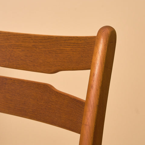 Danish dining chairs in oak and beech by Findahl
