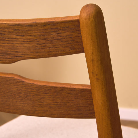 Danish dining chairs in oak and beech by Findahl