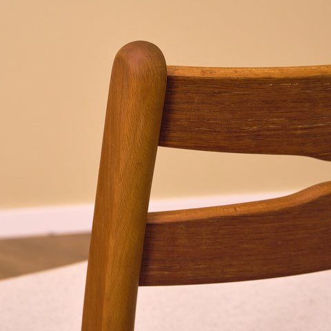 Danish dining chairs in oak and beech by Findahl