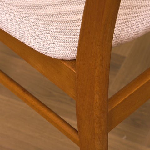 Danish dining chairs in oak and beech by Findahl