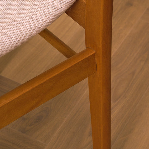 Danish dining chairs in oak and beech by Findahl