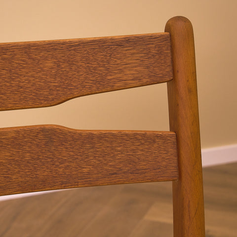 Danish dining chairs in oak and beech by Findahl