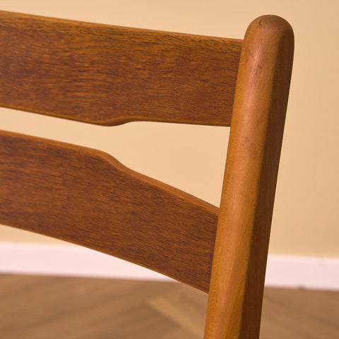 Danish dining chairs in oak and beech by Findahl