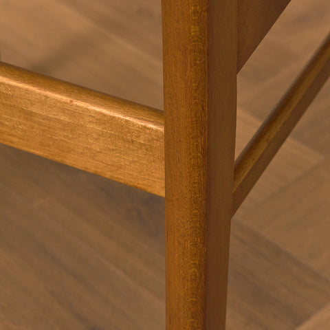 Danish dining chairs in teak and beech by Findahl