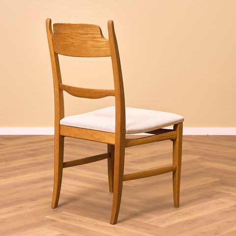 Swedish dining chairs in oak by Carl Malmsten for Åfors Möbelfabrik, model "Calmare"