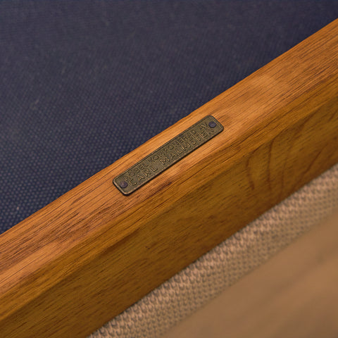 Swedish dining chairs in oak by Carl Malmsten for Åfors Möbelfabrik, model "Calmare"