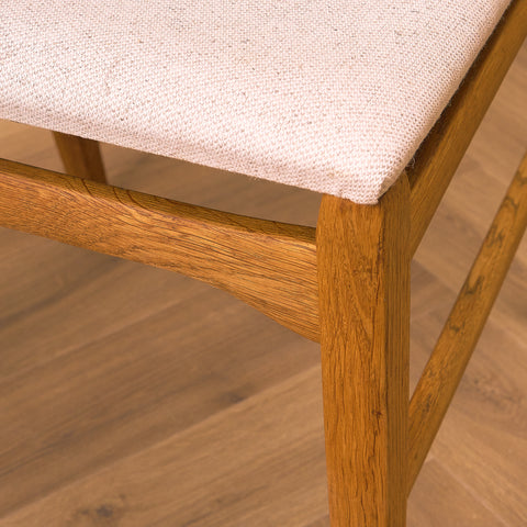 Swedish dining chairs in oak by Carl Malmsten for Åfors Möbelfabrik, model "Calmare"