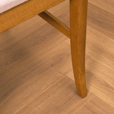 Swedish dining chairs in oak by Carl Malmsten for Åfors Möbelfabrik, model "Calmare"