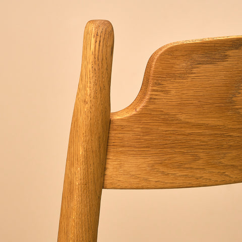 Swedish dining chairs in oak by Carl Malmsten for Åfors Möbelfabrik, model "Calmare"