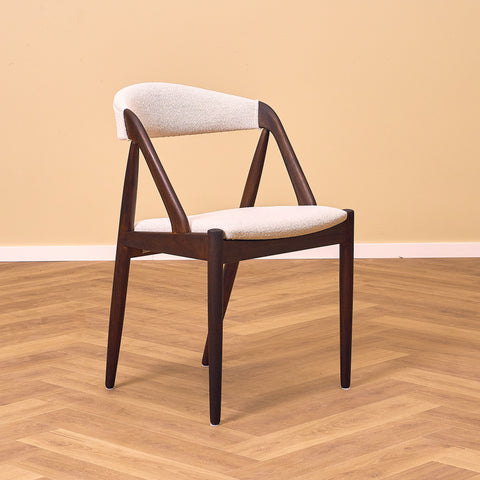 Danish dining chairs in teak by Kai Kristiansen for Schou Andersen, model 31