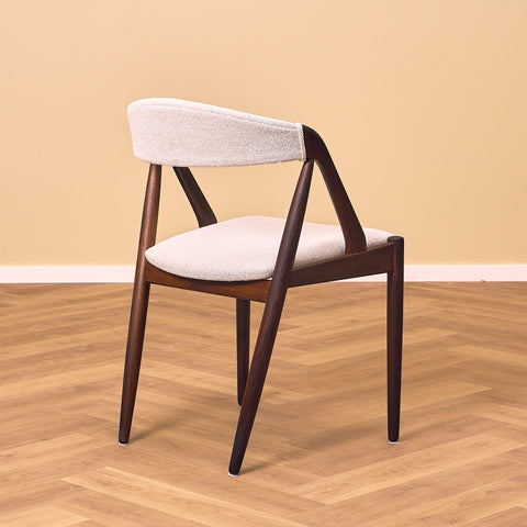Danish dining chairs in teak by Kai Kristiansen for Schou Andersen, model 31