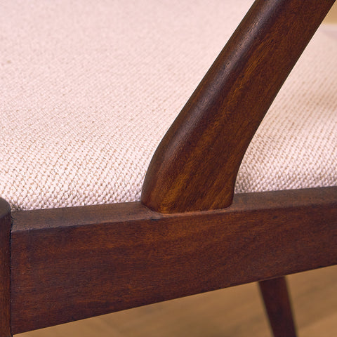 Danish dining chairs in teak by Kai Kristiansen for Schou Andersen, model 31