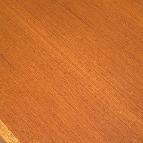 Swedish rectangular dining table in teak and oak by NK Verkstäder