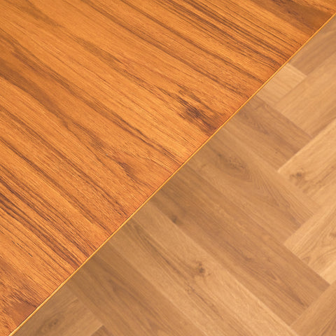 Swedish rectangular dining table in teak and beech