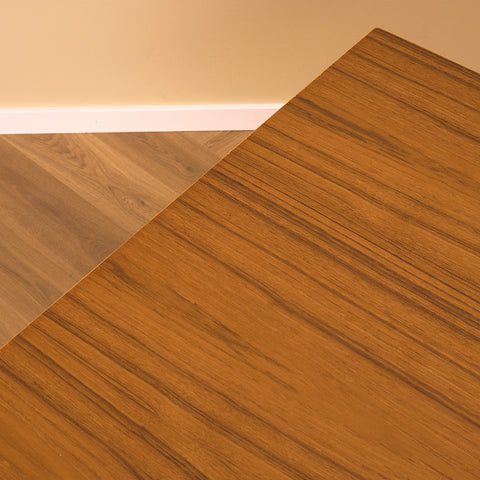 Swedish rectangular dining table in teak and beech