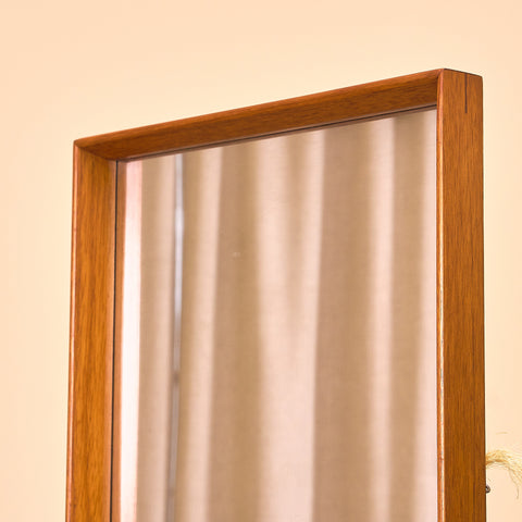 Mid-century mirror in teak