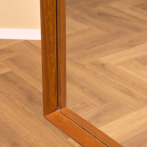 Mid-century mirror in teak