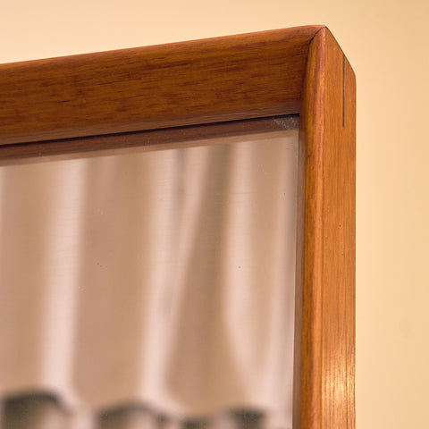 Mid-century mirror in teak