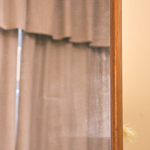Mid-century mirror in teak