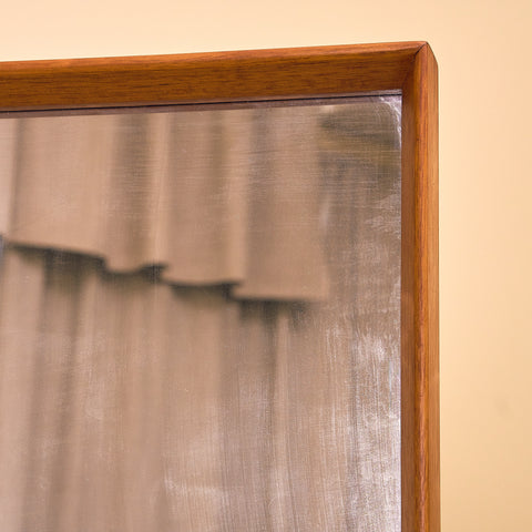 Mid-century mirror in teak