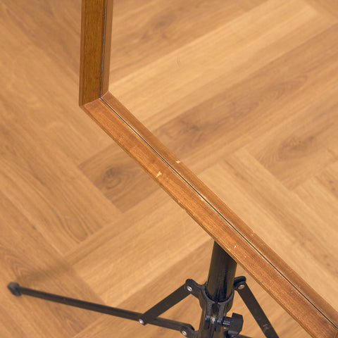 Swedish mirror in teak by E. G. Gustavssons Glasmästeri