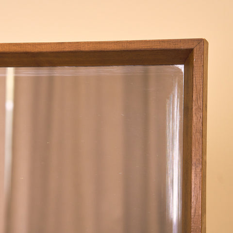 Swedish mirror in teak by E. G. Gustavssons Glasmästeri