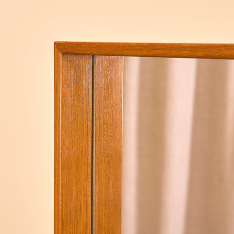 Swedish mirror in teak by AB Nybrofabriken