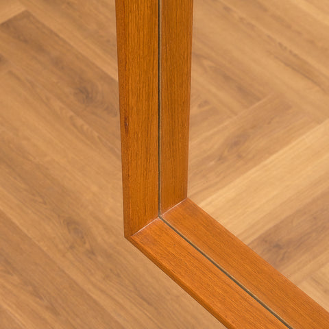 Swedish mirror in teak by AB Nybrofabriken