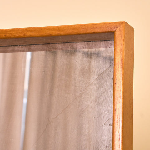 Swedish mirror in teak by AB Nybrofabriken