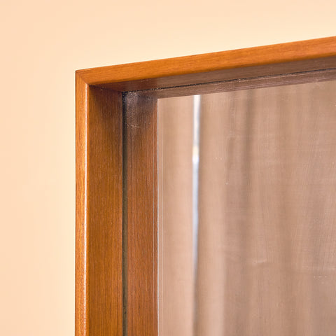 Swedish mirror in teak by AB Nybrofabriken