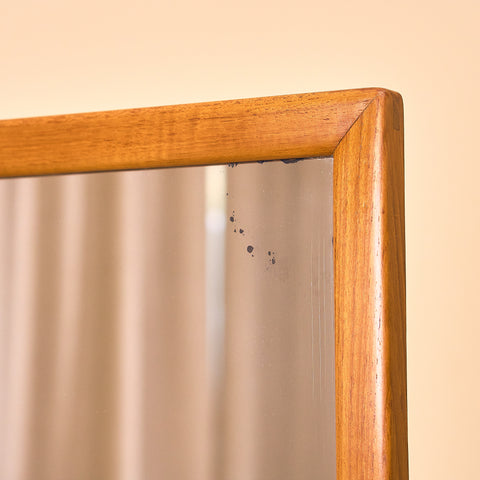 Swedish mirror in teak by AB Nybrofabriken