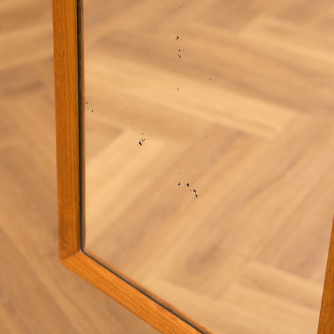 Swedish mirror in teak by AB Nybrofabriken