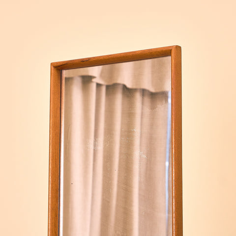Swedish mirror in teak by Eriksmålaglas