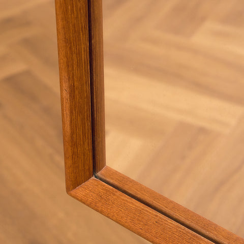 Swedish mirror in teak by Eriksmålaglas